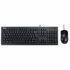 Kit Tastatura + Mouse Wired ASUS U2000, USB, Negru