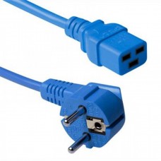 Cablu de alimentare UPS 230V, 16A, 1.8M, Schuko la IEC C19, Albastru